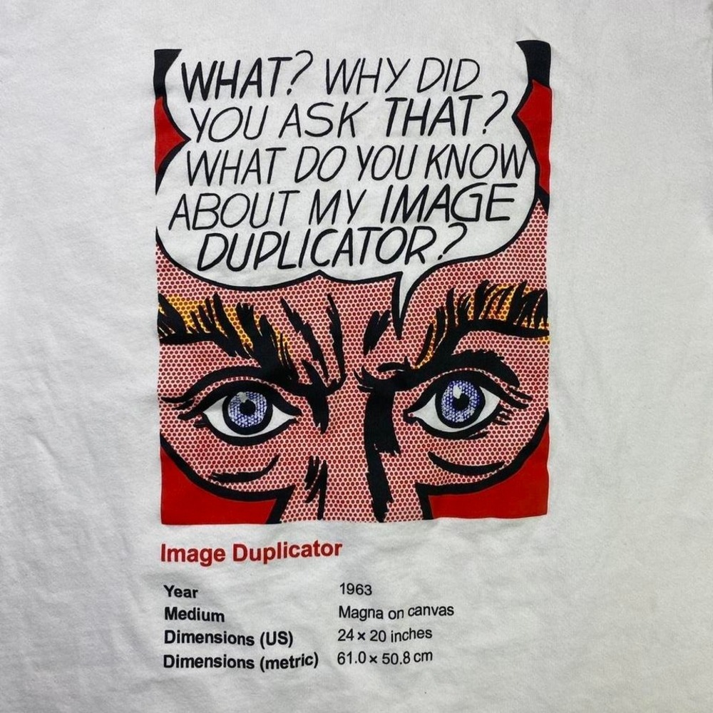 Uniqlo x Lichtenstein pop art‎ shirt